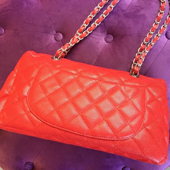 Red Quilted Purse - Picture 5 of 5